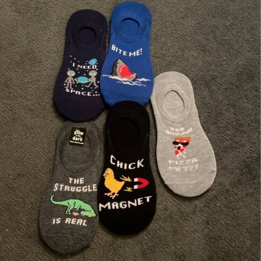 No show socks 5 pairs
